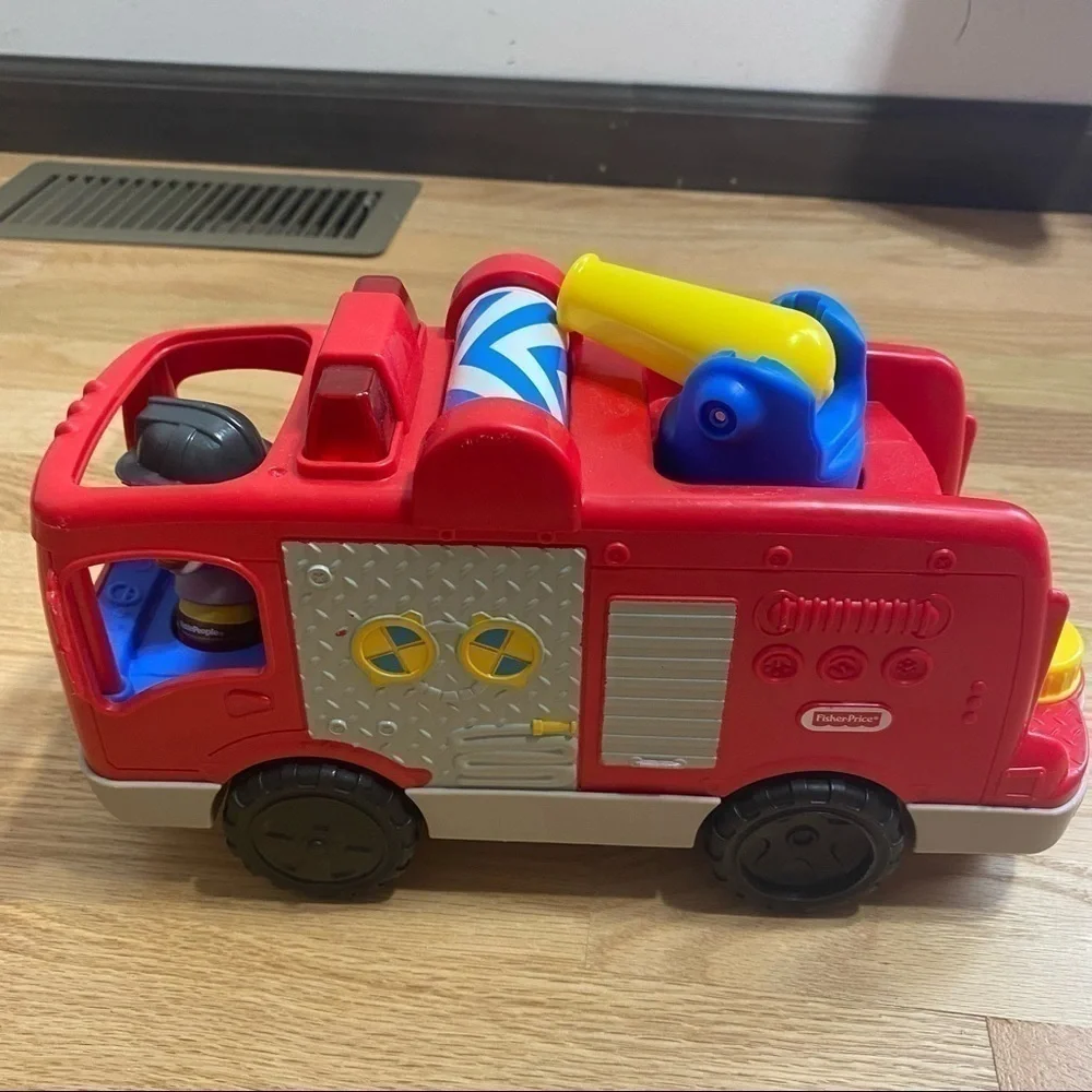 Fisher Price Little People Fire Truck Kids Toys